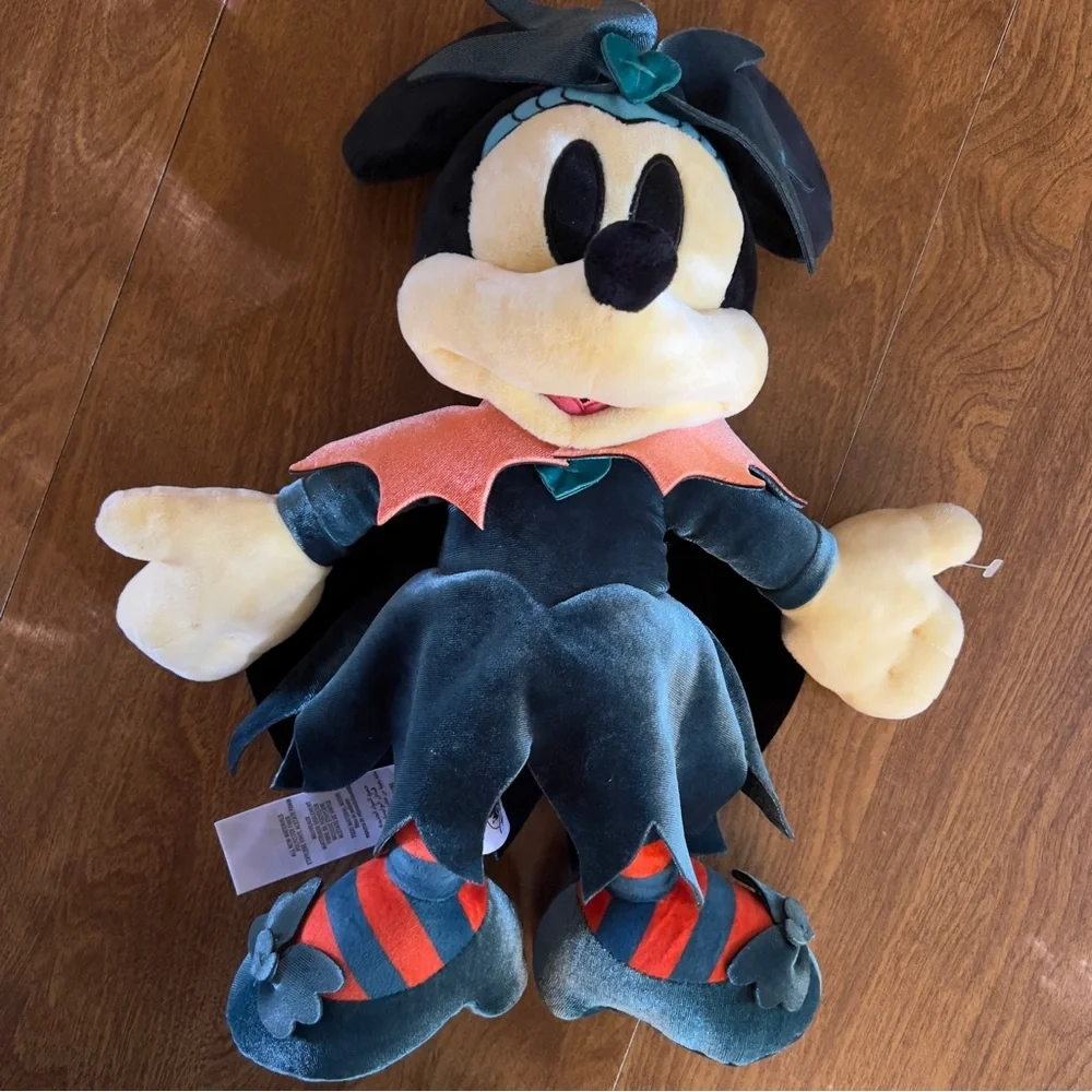 Disney Parks Happy Halloween Collection Minnie Mouse Plush Stuffed Toy Animal